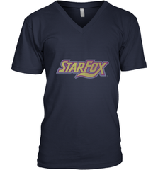 Star fox Vintage Distressed Game Logo Men's V-Neck Men's V-Neck - belovedtshirt