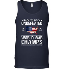 Back To Back Undefeated World War Champs Gift Men's Tank Top Men's Tank Top - belovedtshirt