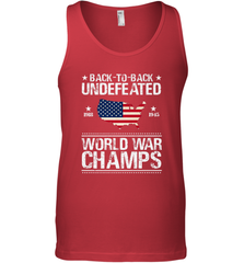 Back To Back Undefeated World War Champs Gift Men's Tank Top Men's Tank Top - belovedtshirt
