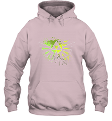 Legend Of Zelda Triforce Logo Paint Splatter Hooded Sweatshirt Hooded Sweatshirt - belovedtshirt