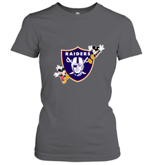 Nfl Oakland Raiders Champion Mickey Mouse Women's T-Shirt Women's T-Shirt - belovedtshirt