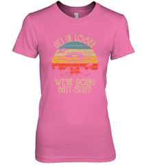 Retro Vintage Get In Loser We're Doing Butt Stuff Alien UFO Women's Premium T-Shirt Women's Premium T-Shirt - belovedtshirt