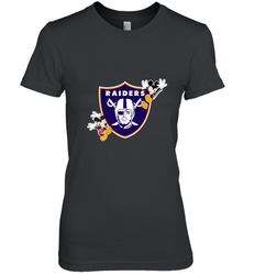 Nfl Oakland Raiders Champion Mickey Mouse Women's Premium T-Shirt