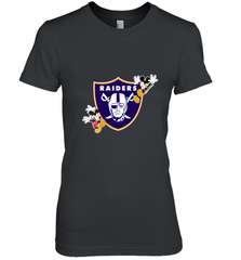 Nfl Oakland Raiders Champion Mickey Mouse Women's Premium T-Shirt Women's Premium T-Shirt - belovedtshirt