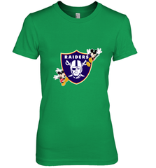 Nfl Oakland Raiders Champion Mickey Mouse Women's Premium T-Shirt Women's Premium T-Shirt - belovedtshirt