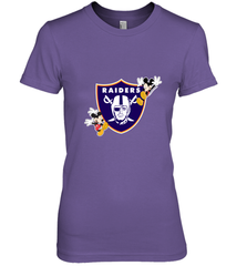 Nfl Oakland Raiders Champion Mickey Mouse Women's Premium T-Shirt Women's Premium T-Shirt - belovedtshirt