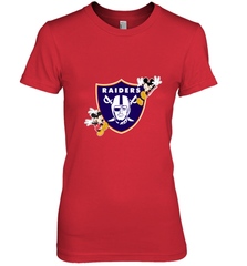 Nfl Oakland Raiders Champion Mickey Mouse Women's Premium T-Shirt Women's Premium T-Shirt - belovedtshirt