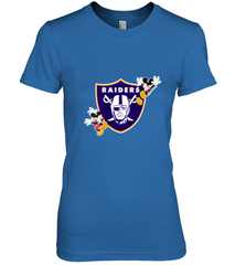 Nfl Oakland Raiders Champion Mickey Mouse Women's Premium T-Shirt Women's Premium T-Shirt - belovedtshirt