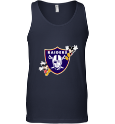 Nfl Oakland Raiders Champion Mickey Mouse Men's Tank Top