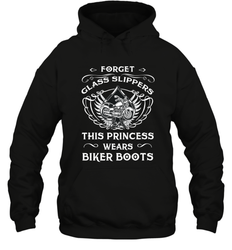 Forget glass slippers this princess wears biker boots Hooded Sweatshirt