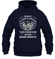 Forget glass slippers this princess wears biker boots Hooded Sweatshirt