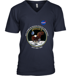 NASA Apollo 11 Moon Landing Men's V-Neck