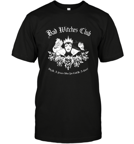 Disney Villains Bad Witches Club Group Shot Men's T-Shirt Men's T-Shirt / Black / S Men's T-Shirt - belovedtshirt