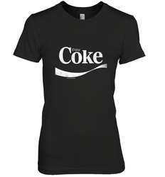 Coca Cola Vintage Enjoy Coke White Logo Women's Premium T-Shirt