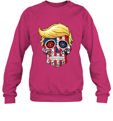 Trump sugar skull Crewneck Sweatshirt Crewneck Sweatshirt - belovedtshirt