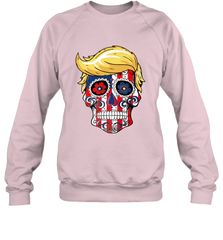 Trump sugar skull Crewneck Sweatshirt Crewneck Sweatshirt - belovedtshirt