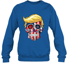 Trump sugar skull Crewneck Sweatshirt Crewneck Sweatshirt - belovedtshirt