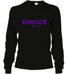 Full Frontal with Samantha Bee Purple Logo Long Sleeve T-Shirt