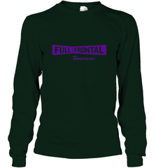 Full Frontal with Samantha Bee Purple Logo Long Sleeve T-Shirt Long Sleeve T-Shirt - belovedtshirt