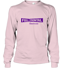 Full Frontal with Samantha Bee Purple Logo Long Sleeve T-Shirt Long Sleeve T-Shirt - belovedtshirt