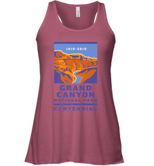 Grand Canyon National Park Centennial Logo Women's Racerback Tank Women's Racerback Tank - belovedtshirt