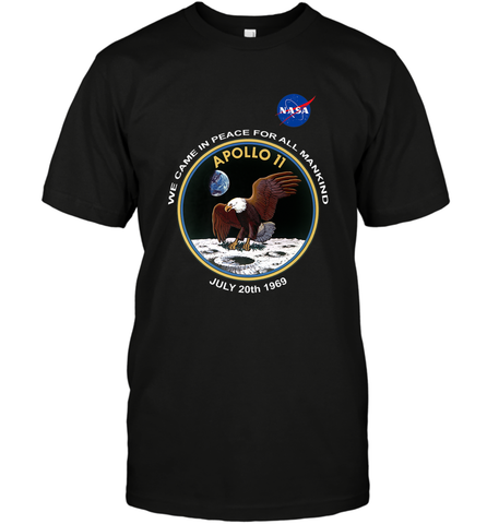 NASA Apollo 11 Moon Landing Men's T-Shirt Men's T-Shirt / Black / S Men's T-Shirt - belovedtshirt