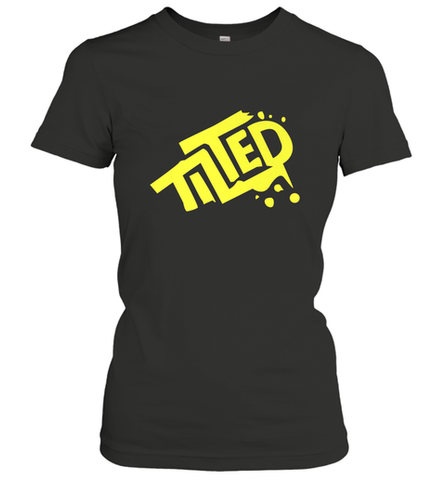 Fortnite Tilted (Yellow Logo) Women's T-Shirt Women's T-Shirt / Black / S Women's T-Shirt - belovedtshirt