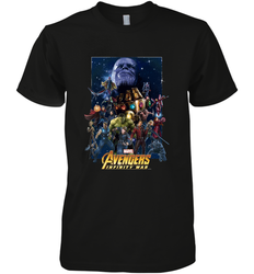 Marvel Avengers Infinity War Neon Team 2 Men's Premium T-Shirt