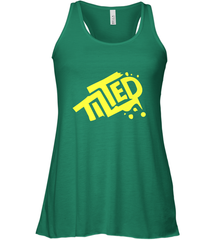 Fortnite Tilted (Yellow Logo) Women's Racerback Tank Women's Racerback Tank - belovedtshirt