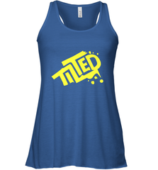Fortnite Tilted (Yellow Logo) Women's Racerback Tank Women's Racerback Tank - belovedtshirt