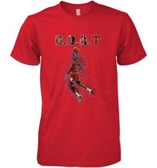 Basketball  Chicago Jordan G.O.A.T. Dunk Men's Premium T-Shirt Men's Premium T-Shirt - belovedtshirt