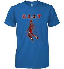 Basketball  Chicago Jordan G.O.A.T. Dunk Men's Premium T-Shirt Men's Premium T-Shirt - belovedtshirt