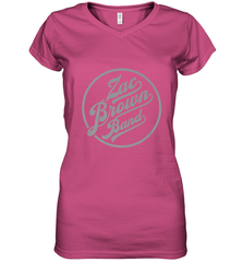 Zac Brown Band  Original ZBB Logo Women's V-Neck T-Shirt Women's V-Neck T-Shirt - belovedtshirt