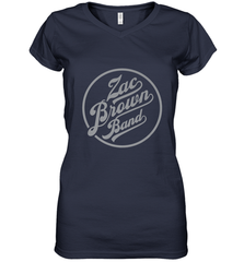 Zac Brown Band  Original ZBB Logo Women's V-Neck T-Shirt Women's V-Neck T-Shirt - belovedtshirt