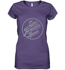 Zac Brown Band  Original ZBB Logo Women's V-Neck T-Shirt Women's V-Neck T-Shirt - belovedtshirt