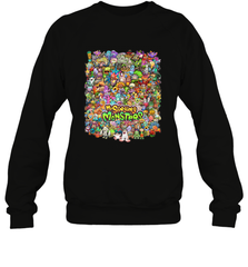 Monster Medley Crewneck Sweatshirt Crewneck Sweatshirt - belovedtshirt