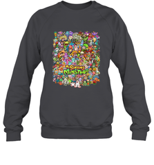 Monster Medley Crewneck Sweatshirt Crewneck Sweatshirt - belovedtshirt