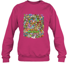 Monster Medley Crewneck Sweatshirt Crewneck Sweatshirt - belovedtshirt