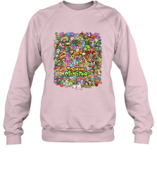 Monster Medley Crewneck Sweatshirt Crewneck Sweatshirt - belovedtshirt