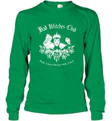 Disney Villains Bad Witches Club Group Shot Long Sleeve T-Shirt Long Sleeve T-Shirt - belovedtshirt