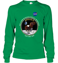NASA Apollo 11 Moon Landing Long Sleeve T-Shirt Long Sleeve T-Shirt - belovedtshirt