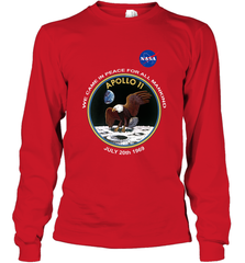 NASA Apollo 11 Moon Landing Long Sleeve T-Shirt Long Sleeve T-Shirt - belovedtshirt