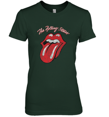 Mens The Rolling Stones Script Tongue Logo Women's Premium T-Shirt Women's Premium T-Shirt - belovedtshirt