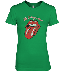 Mens The Rolling Stones Script Tongue Logo Women's Premium T-Shirt