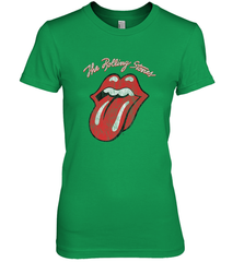 Mens The Rolling Stones Script Tongue Logo Women's Premium T-Shirt Women's Premium T-Shirt - belovedtshirt