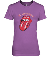 Mens The Rolling Stones Script Tongue Logo Women's Premium T-Shirt Women's Premium T-Shirt - belovedtshirt