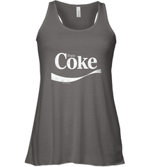 Coca Cola Vintage Enjoy Coke White Logo Women's Racerback Tank Women's Racerback Tank - belovedtshirt