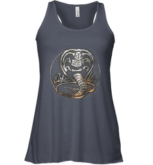Cobra Kai Rusted Steel Snake Logo Women's Racerback Tank Women's Racerback Tank - belovedtshirt