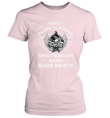 Forget glass slippers this princess wears biker boots Women's T-Shirt Women's T-Shirt - belovedtshirt