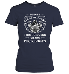 Forget glass slippers this princess wears biker boots Women's T-Shirt Women's T-Shirt - belovedtshirt